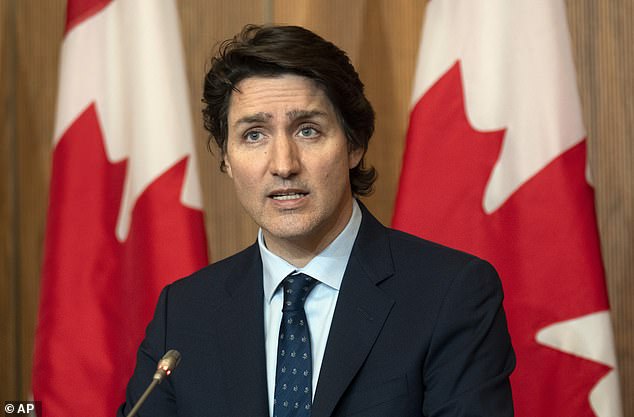 Canadian Prime Minister Justin Trudeau announces the end of the Emergencies Act during a news conference, Wednesday